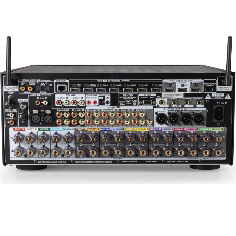 Denon AVR-A1H 15.4 Ch 8K AV Receiver (Open Box New) - Audiolab