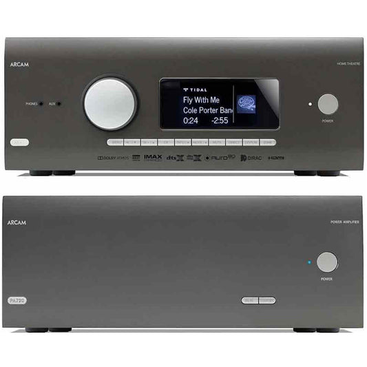 Arcam Bundle: AV41 15.2 Home Theater Processor And PA720 7-Channel Power Amplifier With 100 Watts Per Channel