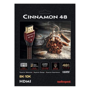 AudioQuest Cinnamon 48 8K-10K 48Gbps HDMI Cable | Best AudioQuest Cinnamon 48 8K-10K 48Gbps HDMI Cable | AudioQuest Cinnamon 48 8K-10K 48Gbps HDMI Cable Reviews | Audiolab Home Audio