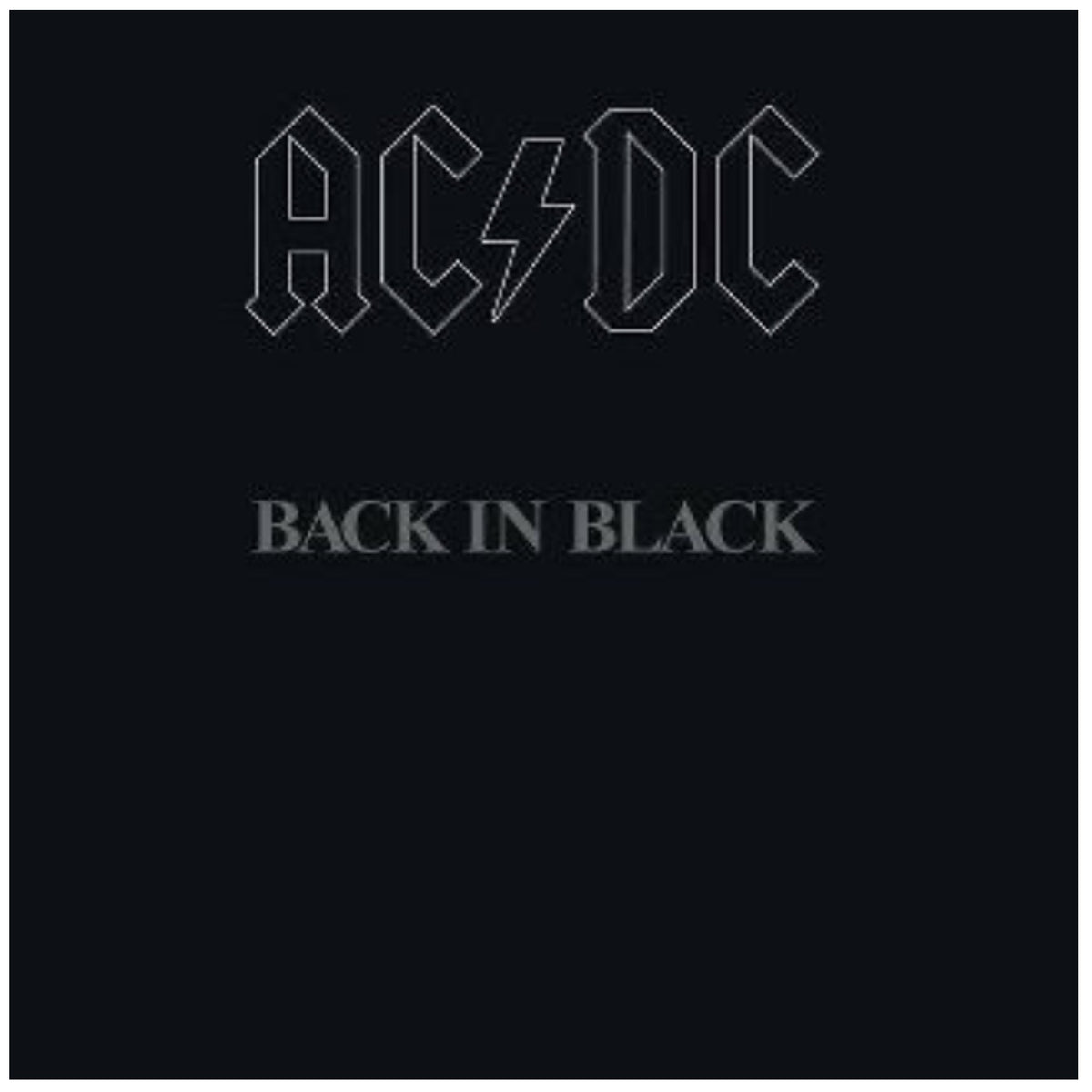 AC/DC Back In Black 180 Gram