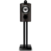 Bowers & Wilkins 805 D5 Reference Stand Mount Loudspeaker in Dark Walnut (Pair) Front View - Audiolab