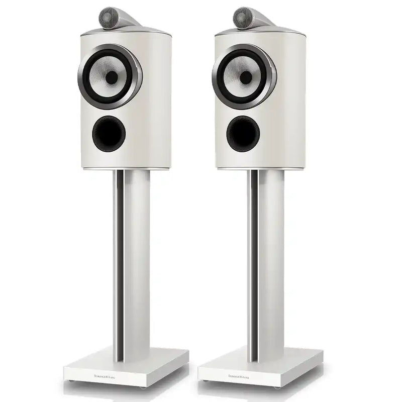 Bowers & Wilkins 805 D5 Reference Stand Mount Loudspeaker in Warm White (Pair) - Audiolab