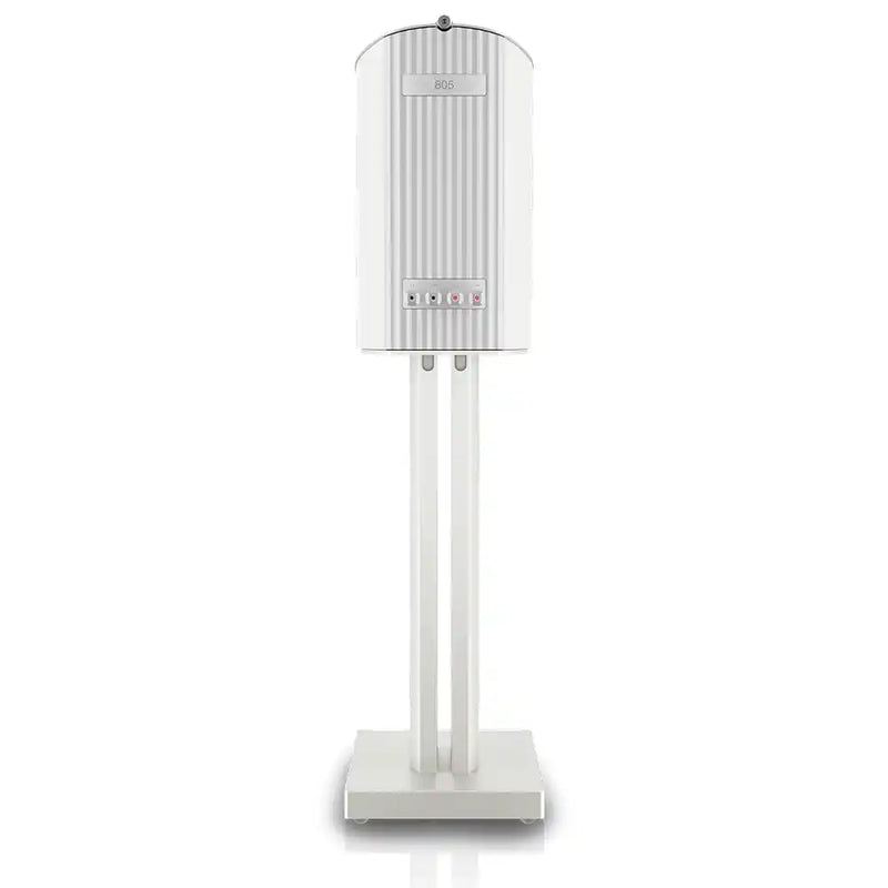 Bowers & Wilkins 805 D5 Reference Stand Mount Loudspeaker in Warm White (Pair) Rear View - Audiolab