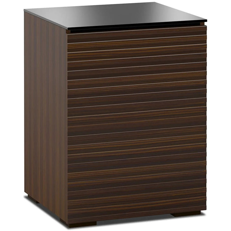 Salamander Zurich 317 Linear Texture Single-Width AV Cabinet in Opium Brown