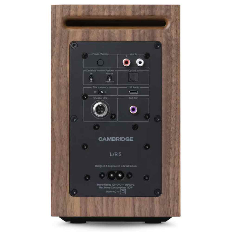 Cambridge Audio L/R S Compact Active Stereo Speaker (Pair) - Audiolab