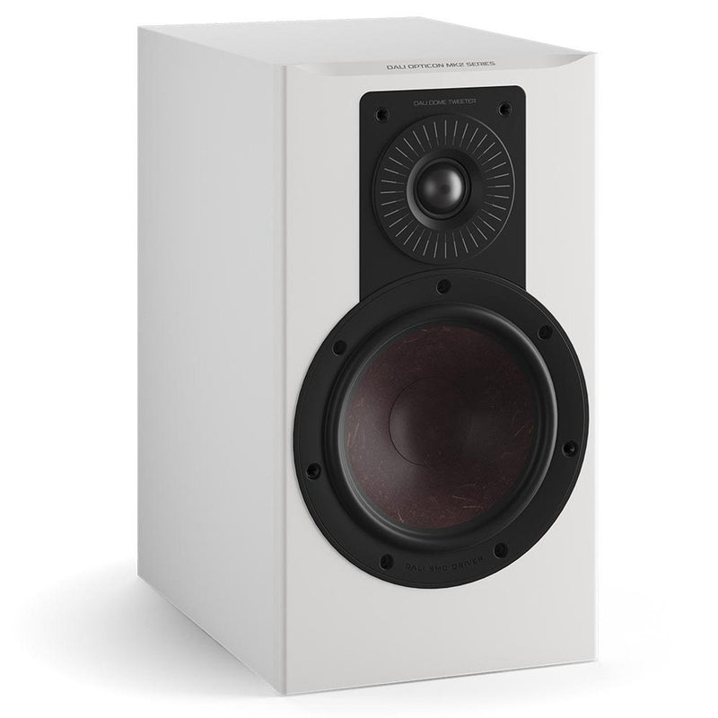 Dali OPTICON 2 MK2 Bookshelf Speaker Pair In White (Open Box - Like New) | Best Dali OPTICON 2 MK2 Bookshelf Speaker Pair In White (Open Box - Like New) | Dali OPTICON 2 MK2 Bookshelf Speaker Pair In White (Open Box - Like New) Reviews | Audiolab Home Audio