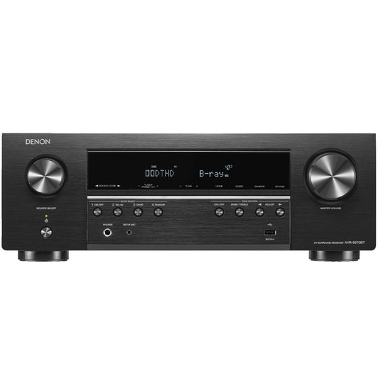 Denon AVR-S570BT 8K Video And Surround Sound 5.2 Channel Receiver