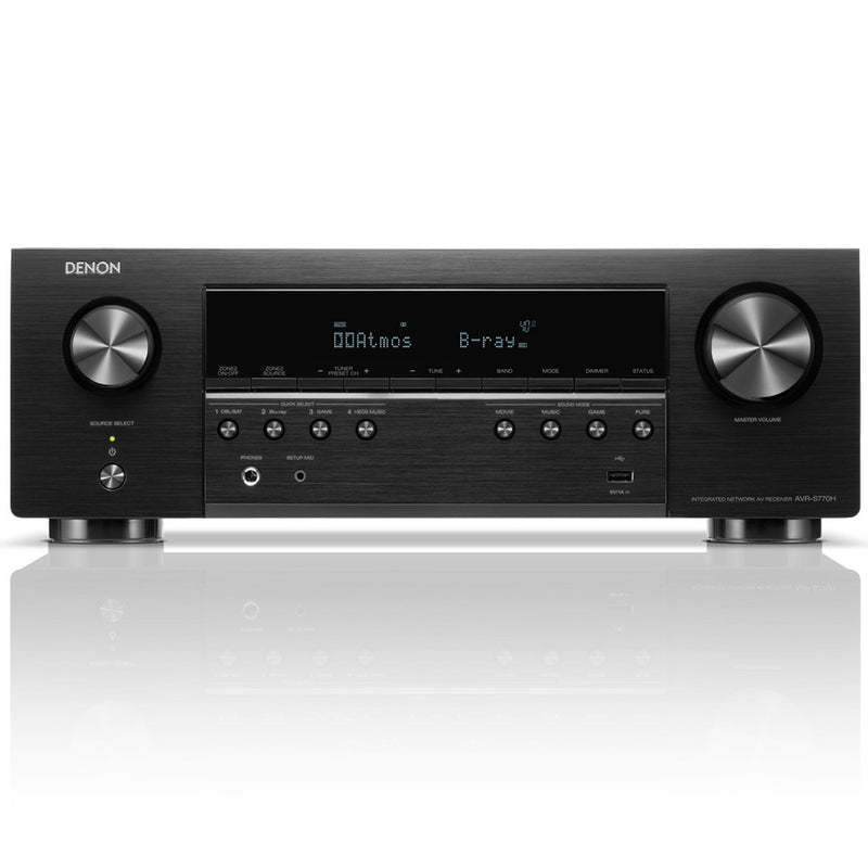 Denon AVR-S770H 7.2 Ch. 8K Home Theater Receiver with HEOS Built-in | Best Denon AVR-S770H 7.2 Ch. 8K Home Theater Receiver with HEOS Built-in | Denon AVR-S770H 7.2 Ch. 8K Home Theater Receiver with HEOS Built-in Reviews | Audiolab Home Audio
