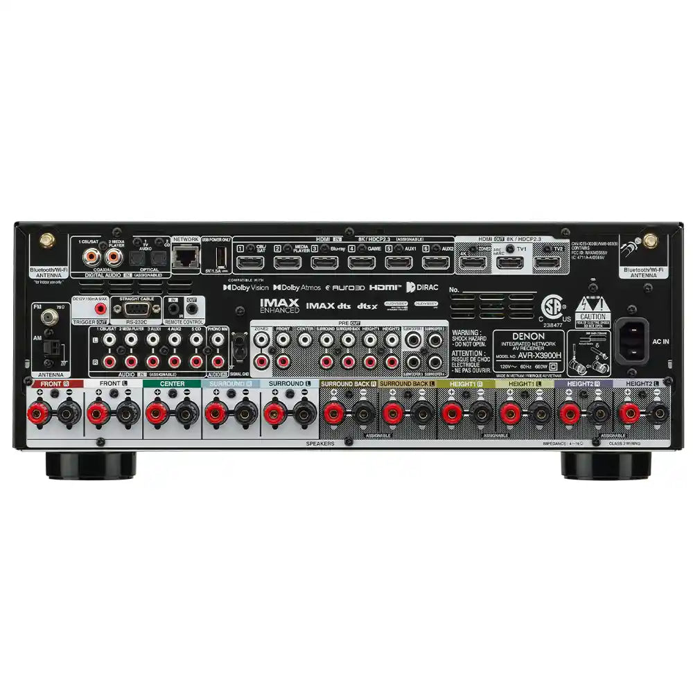 Denon AVR-X3900H 9.4 Ch. AV Receiver - Audiolab