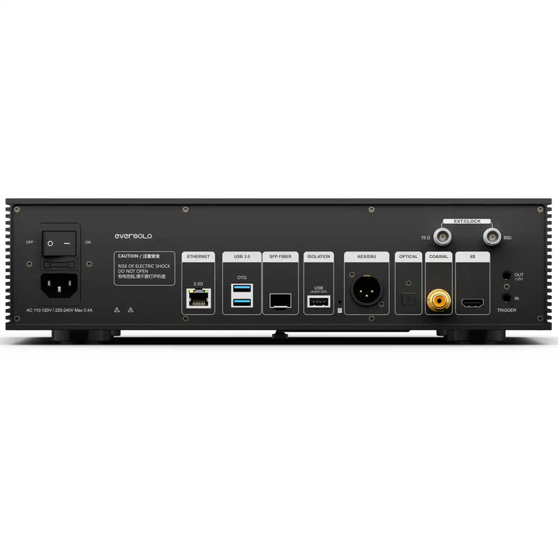 Eversolo T10 Streaming Transport Rear Panel - Audiolab