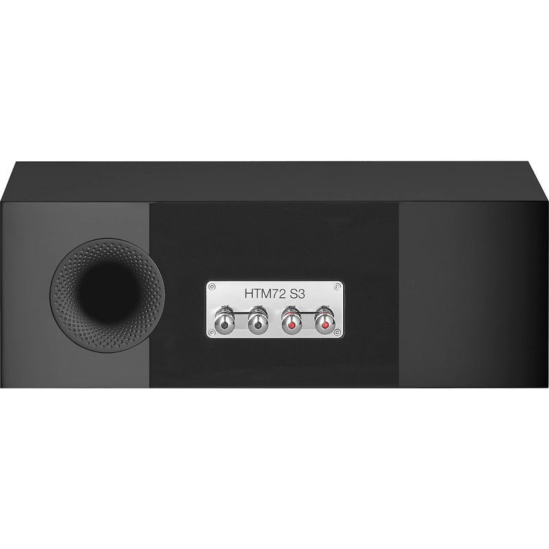 Bowers & Wilkins HTM72 S3 Center Channel Speaker in Black (New Open-Box) - Audiolab