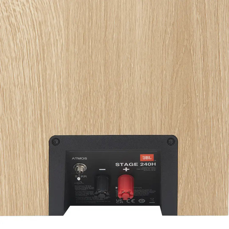 JBL Stage 240H 2-Way 4.5-Inch Dolby Atmos Height Module Speakers (Pair)