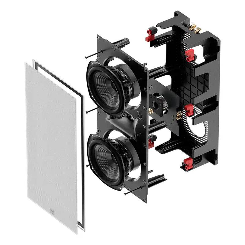 JBL Studio 6 88LCR Dual 8-Inch 2-Way In-Wall Loudspeaker (Each)