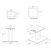 Kanto SP6HD Desktop Speaker Stand (Pair) | Best Kanto SP6HD Desktop Speaker Stand (Pair) | Kanto SP6HD Desktop Speaker Stand (Pair) Reviews | Audiolab Home Audio