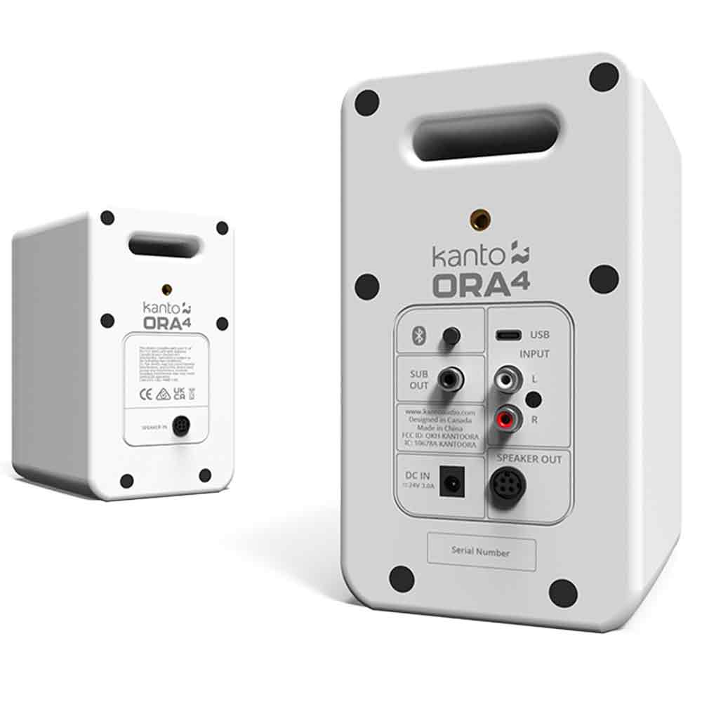 Kanto ORA4 Powered Reference Speaker (Pair) | Best Kanto ORA4 Powered Reference Speaker (Pair) | Kanto ORA4 Powered Reference Speaker (Pair) Reviews |  Audiolab Stereo & Video