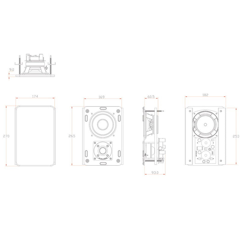 M&K IW85 In-Wall Speaker (each) | Best M&K IW85 In-Wall Speaker (each) | M&K IW85 In-Wall Speaker (each) Reviews | Audiolab Home Audio