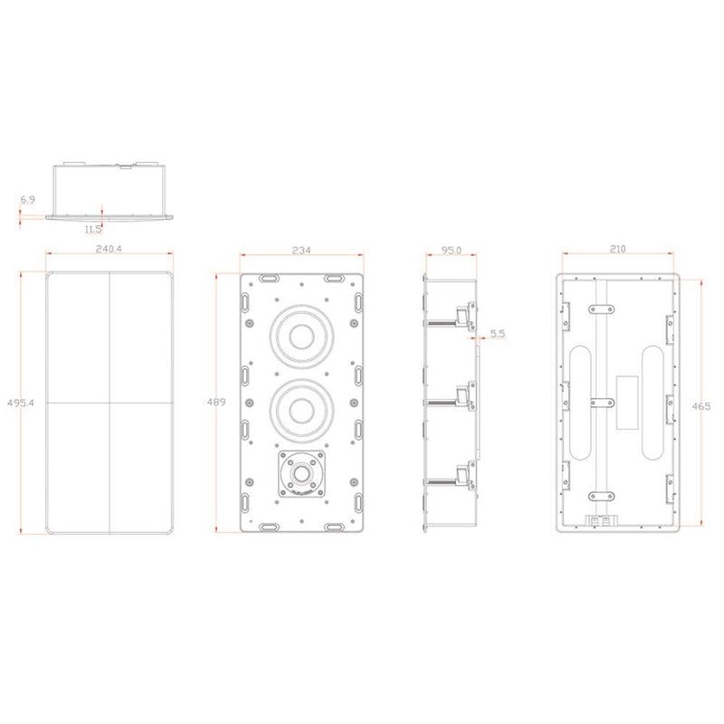 M&K IW950 In-Wall Speaker | Best M&K IW950 In-Wall Speaker | M&K IW950 In-Wall Speaker Reviews | Audiolab Home Audio