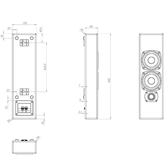 M&K M70 On-Wall Speaker (Each) | Best M&K M70 On-Wall Speaker (Each) | M&K M70 On-Wall Speaker (Each) Reviews | Audiolab Home Audio
