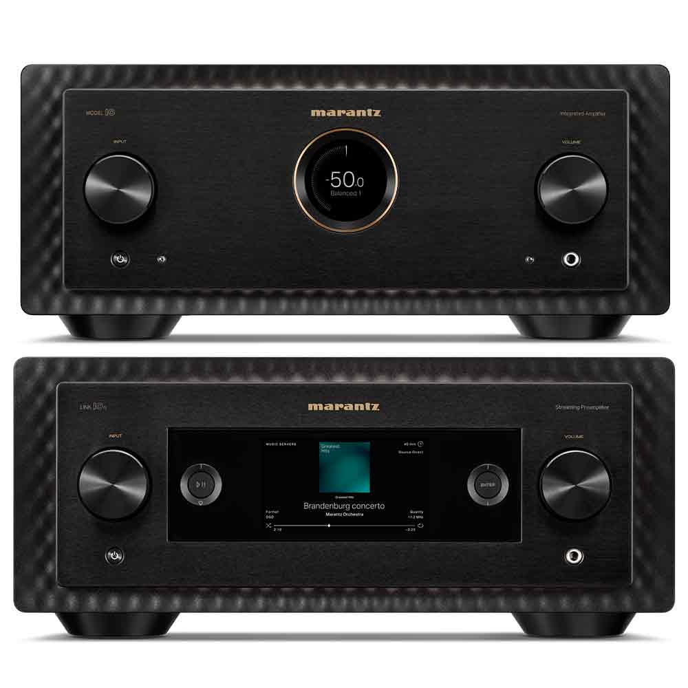 Marantz Bundle: Model 10 Integrated Amplifier and LINK 10n Network Audio Player in Marantz Black | Best Marantz Bundle: Model 10 Integrated Amplifier and LINK 10n Network Audio Player in Marantz Black | Marantz Bundle: Model 10 Integrated Amplifier and LINK 10n Network Audio Player in Marantz Black Reviews | Audiolab Home Audio
