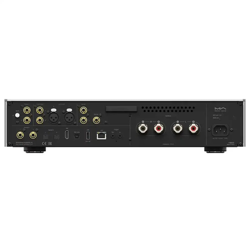 Matrix Audio MD-1 Integrated Amplifier Music Streamer Rear View - Audiolab