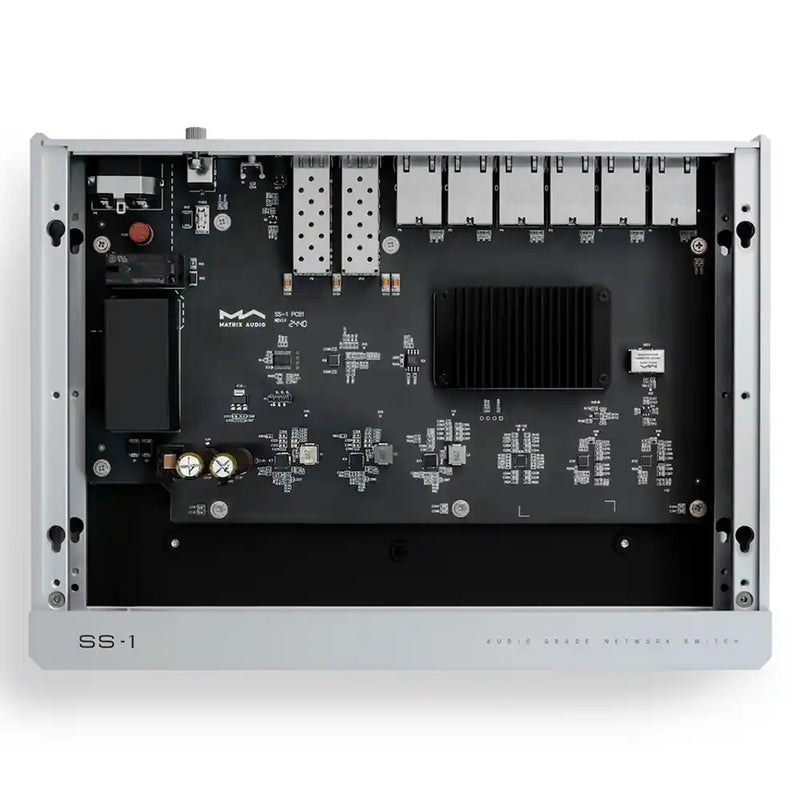 Matrix Audio SS-1 Audio Grade Network Switch Interior View - Audiolab