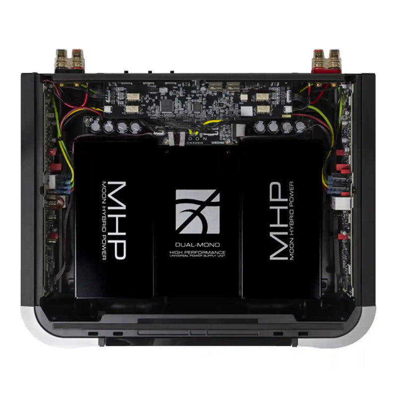 Moon 461 Power Amplifier in Silver Internal View - Audiolab 
