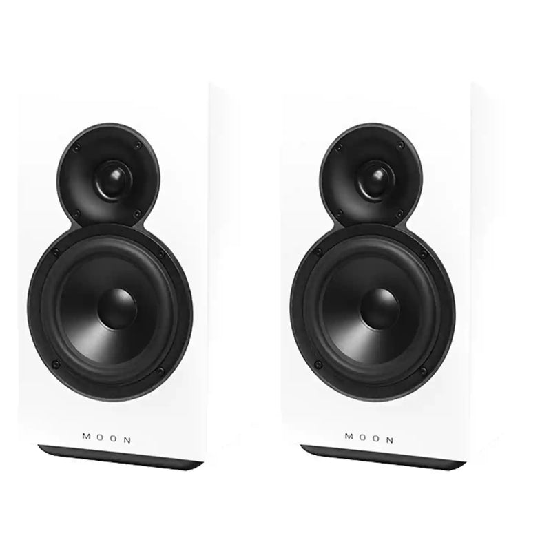 Moon Voice 22 Loudspeaker in White (Pair) - Audiolab