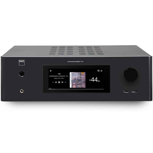 NAD T 778 Flagship AV Surround Sound Receiver with High-Res BluOS enabled Network Streaming | Best NAD T 778 Flagship AV Surround Sound Receiver with High-Res BluOS enabled Network Streaming | NAD T 778 Flagship AV Surround Sound Receiver with High-Res BluOS enabled Network Streaming Reviews | Audiolab Home Audio