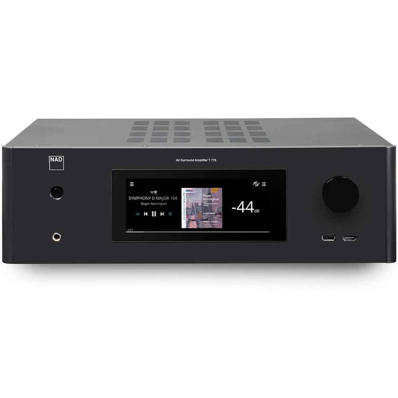 NAD T 778 Flagship AV Surround Sound Receiver with High-Res BluOS enabled Network Streaming | Best NAD T 778 Flagship AV Surround Sound Receiver with High-Res BluOS enabled Network Streaming | NAD T 778 Flagship AV Surround Sound Receiver with High-Res BluOS enabled Network Streaming Reviews | Audiolab Home Audio