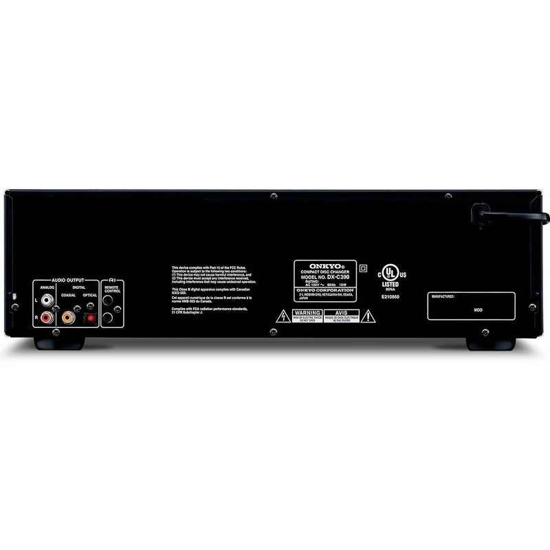 Onkyo DX-C390 6-Disc Programmable CD Changer | Best Onkyo DX-C390 6-Disc Programmable CD Changer | Onkyo DX-C390 6-Disc Programmable CD Changer Reviews | Audiolab Home Audio