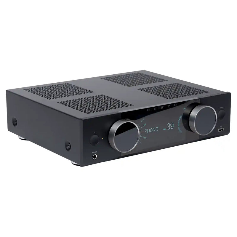 Onkyo Muse Y-40 Network Streamer and Integrated High Power Amplifier in Black - Audiolab