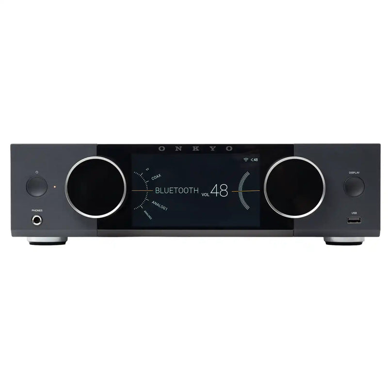 Onkyo Muse Y-40 Network Streamer and Integrated High Power Amplifier in Black - Audiolab
