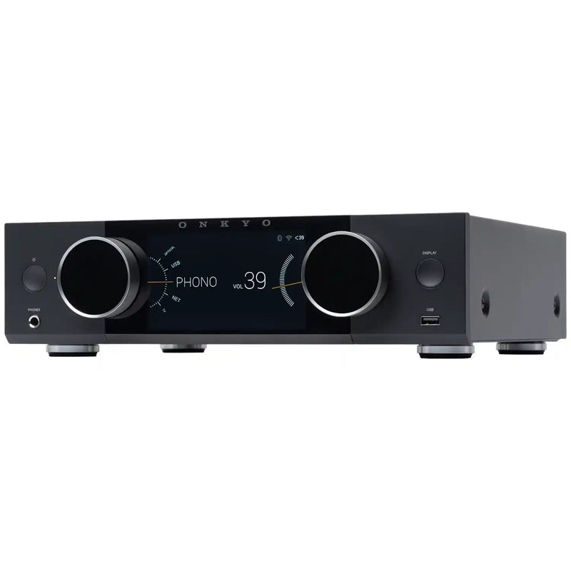 Onkyo Muse Y-40 Network Streamer and Integrated High Power Amplifier in Black - Audiolab