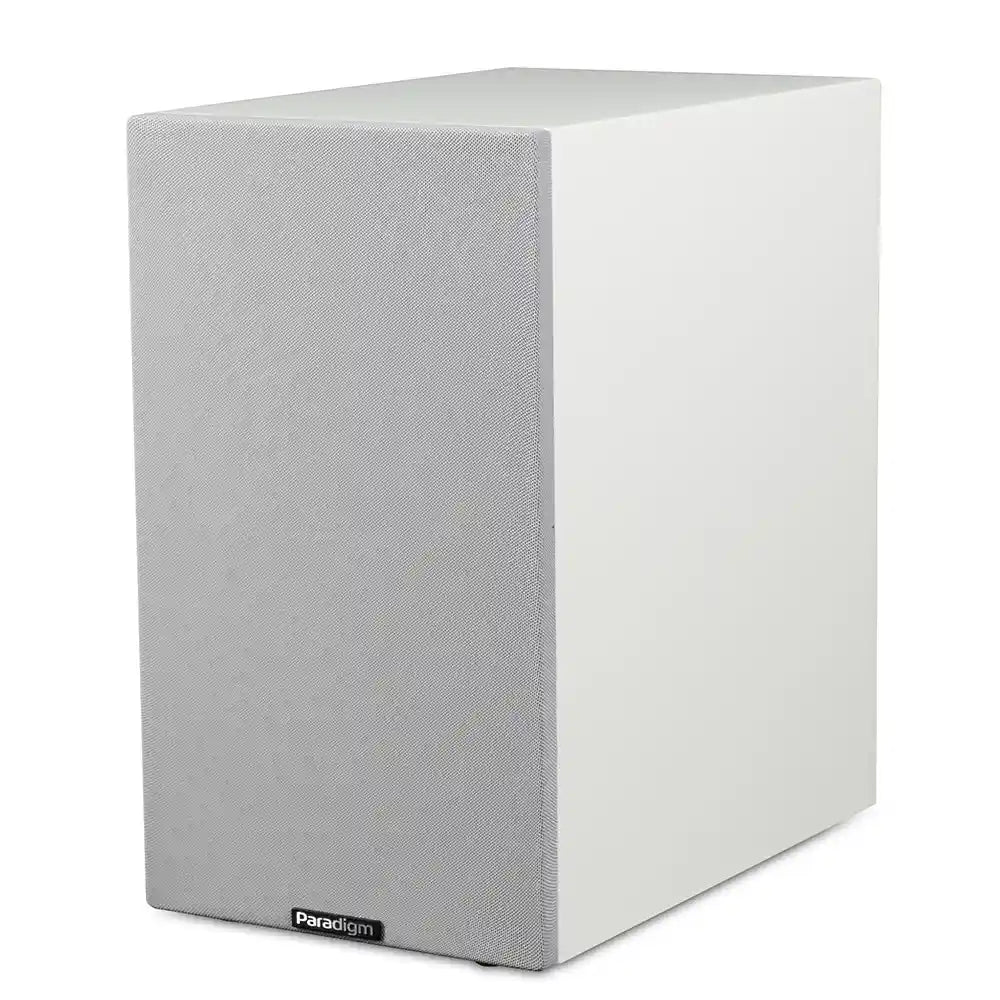 Paradigm Premier 120B v2 Bookshelf Speaker in Satin White (Each) with Grille - Audiolab