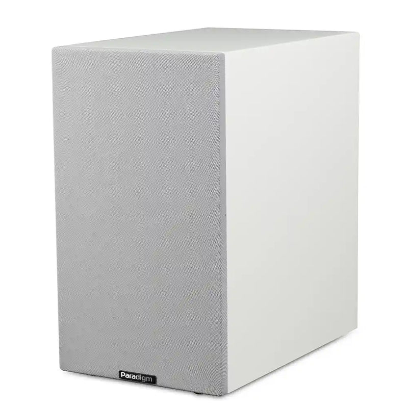 Paradigm Premier 120B v2 Bookshelf Speaker in Satin White (Each) with Grille - Audiolab