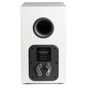 Paradigm Premier 120B v2 Bookshelf Speaker in Satin White (Each) Rear View - Audiolab