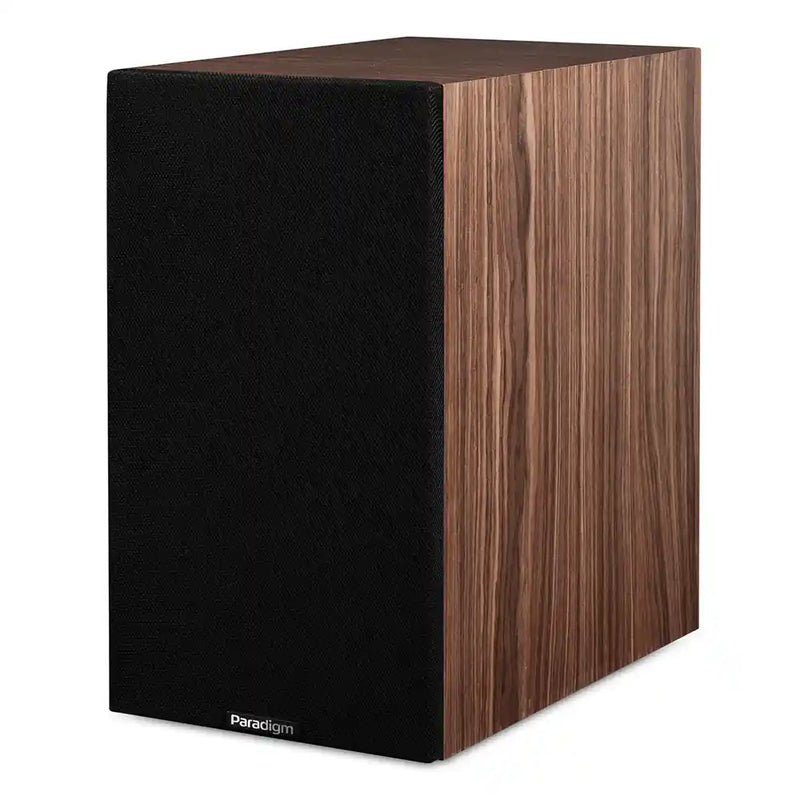 Paradigm Premier 120B v2 Bookshelf Speaker in Walnut (Each) with Grille - Audiolab