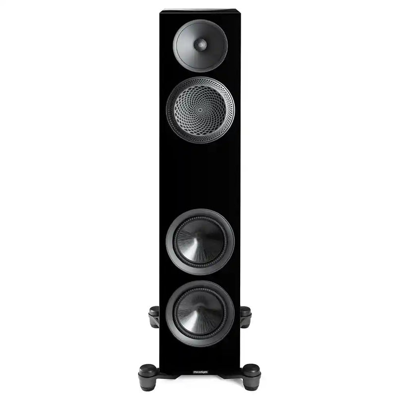 Paradigm Premier 720F v2 Floorstanding Speaker in Black (Each) Front View - Audiolab