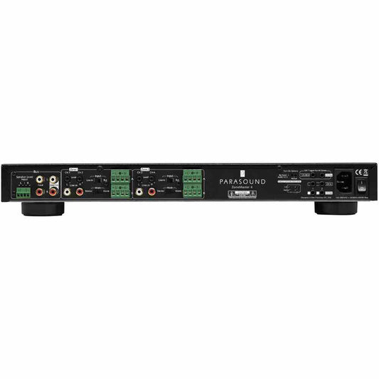 Parasound ZoneMaster ZM4 High Power 2-Zone Distribution Amplifier | Best Parasound ZoneMaster ZM4 High Power 2-Zone Distribution Amplifier | Parasound ZoneMaster ZM4 High Power 2-Zone Distribution Amplifier Reviews | Audiolab Home Audio