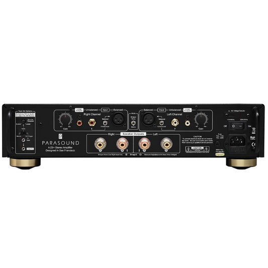 Parasound Halo A 23+ Stereo Power Amplifier | Best Parasound Halo A 23+ Stereo Power Amplifier | Parasound Halo A 23+ Stereo Power Amplifier Reviews | Audiolab Home Audio