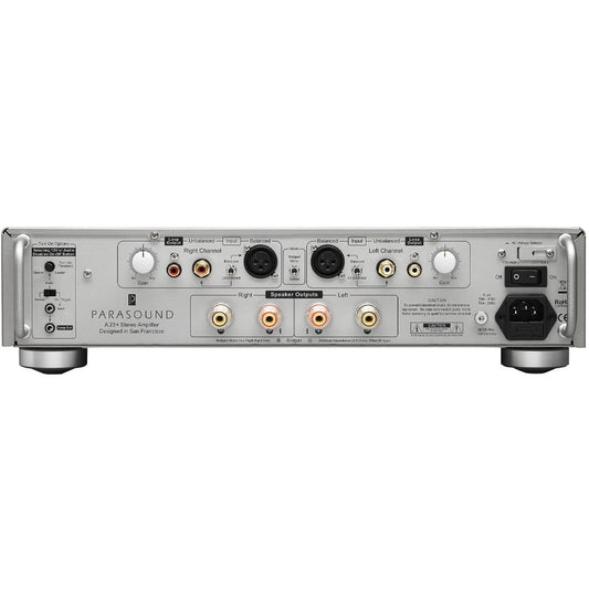 Parasound Halo A 23+ Stereo Power Amplifier | Best Parasound Halo A 23+ Stereo Power Amplifier | Parasound Halo A 23+ Stereo Power Amplifier Reviews | Audiolab Home Audio
