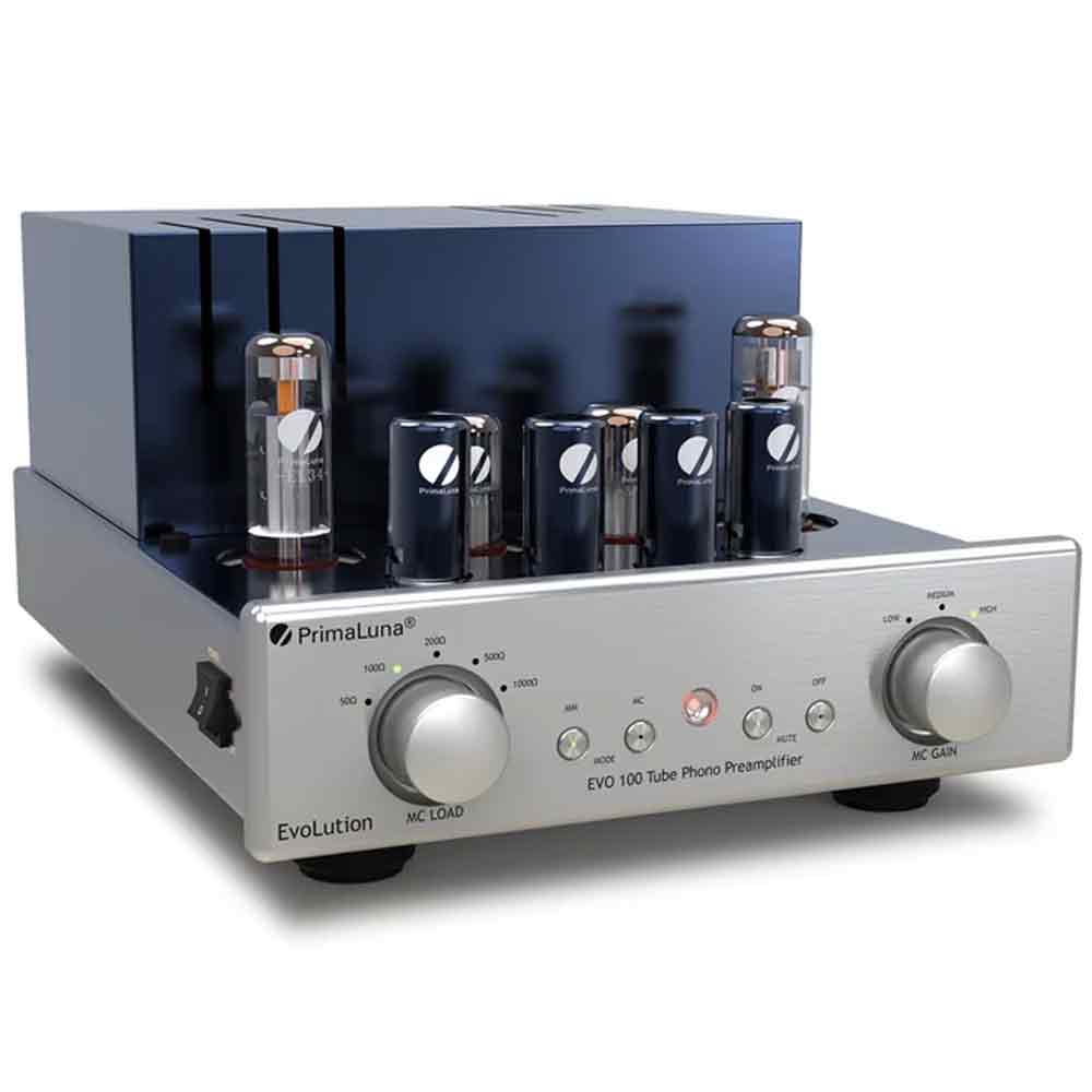 PrimaLuna EVO 100 Tube Phonostage V2 in Silver | Best PrimaLuna EVO 100 Tube Phonostage V2 in Silver | PrimaLuna EVO 100 Tube Phonostage V2 in Silver Reviews |  Audiolab Stereo & Video