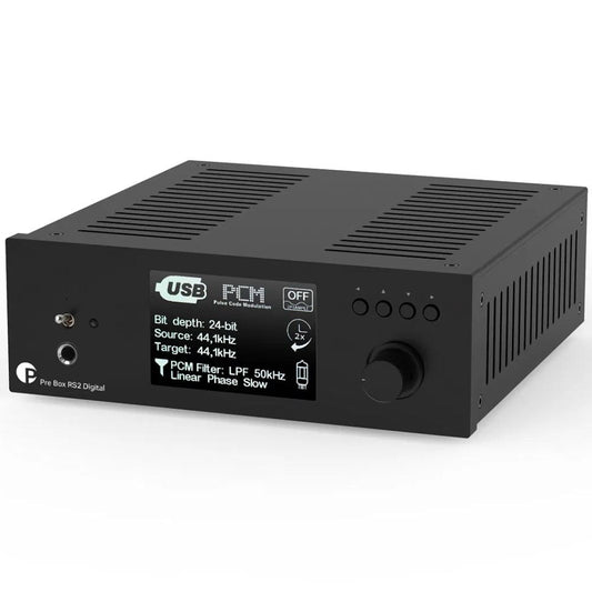 Pro-Ject Pre Box RS2 Digital Preamplifier, DAC, Headphone Amp | Best Pro-Ject Pre Box RS2 Digital Preamplifier, DAC, Headphone Amp | Pro-Ject Pre Box RS2 Digital Preamplifier, DAC, Headphone Amp Reviews | Audiolab Home Audio