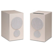 PSB iQ2 BluOS Streaming Powered Speaker in Sandstone Beige (Pair) with Grilles - Audiolab