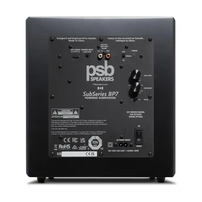 PSB SubSeries BP7 Subwoofer