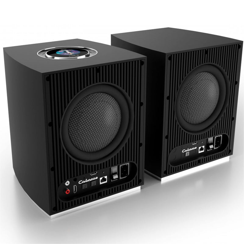 Cabasse RIALTO Bookshelf Speaker Pair in Black (Brand New) - Audiolab