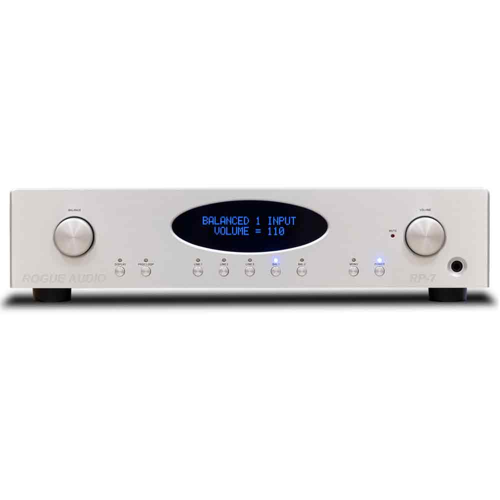 Rogue Audio RP-7 v2 Preamplifier in Silver | Best Rogue Audio RP-7 v2 Preamplifier in Silver | Rogue Audio RP-7 v2 Preamplifier in Silver Reviews |  Audiolab Stereo & Video