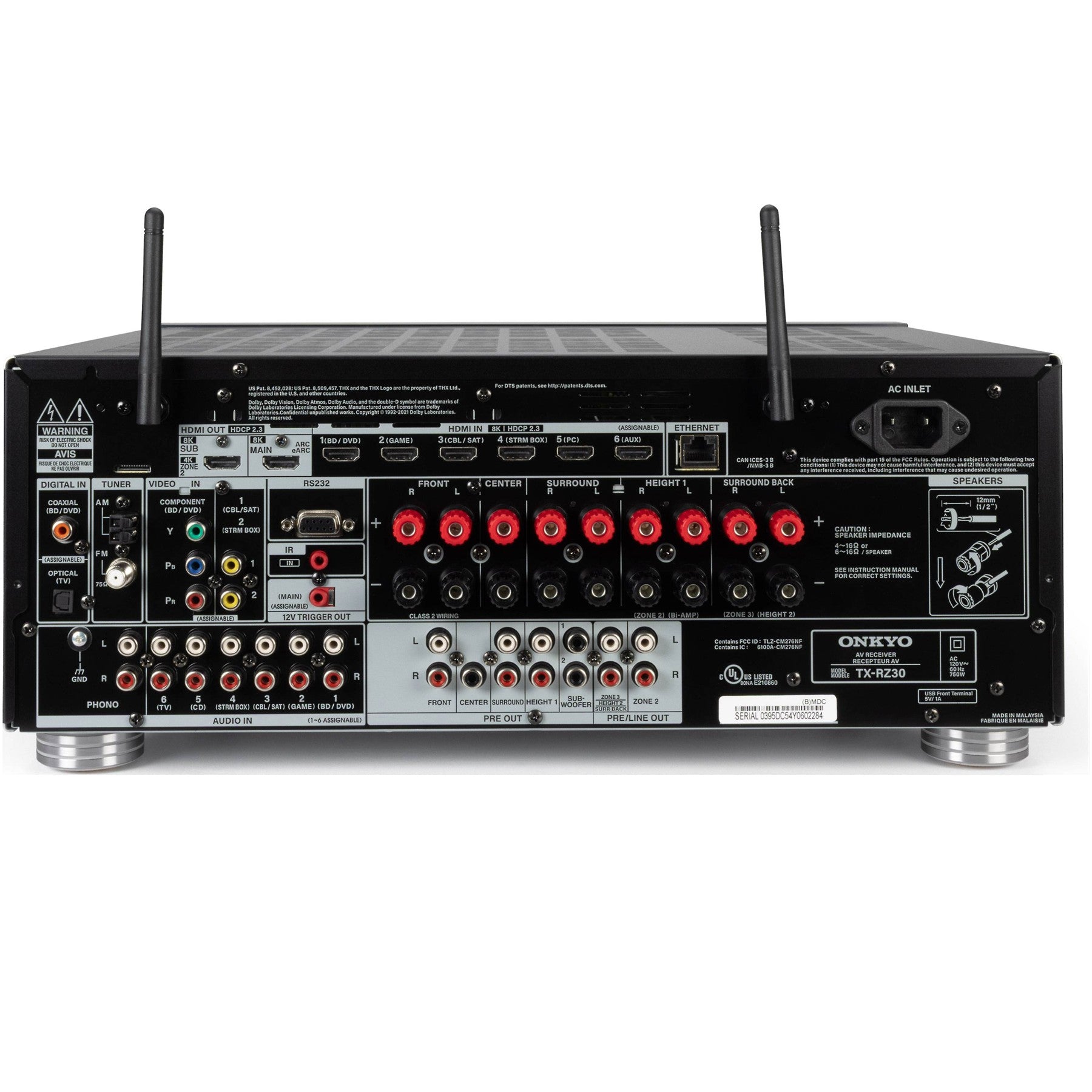 Onkyo TX-RZ30 9.2 Channel AV Receiver - Audiolab