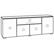 Salamander Designs Manhattan 345 Quad-Width AV Cabinet with Speaker Bay | Best Salamander Designs Manhattan 345 Quad-Width AV Cabinet with Speaker Bay | Salamander Designs Manhattan 345 Quad-Width AV Cabinet with Speaker Bay Reviews | Audiolab Home Audio