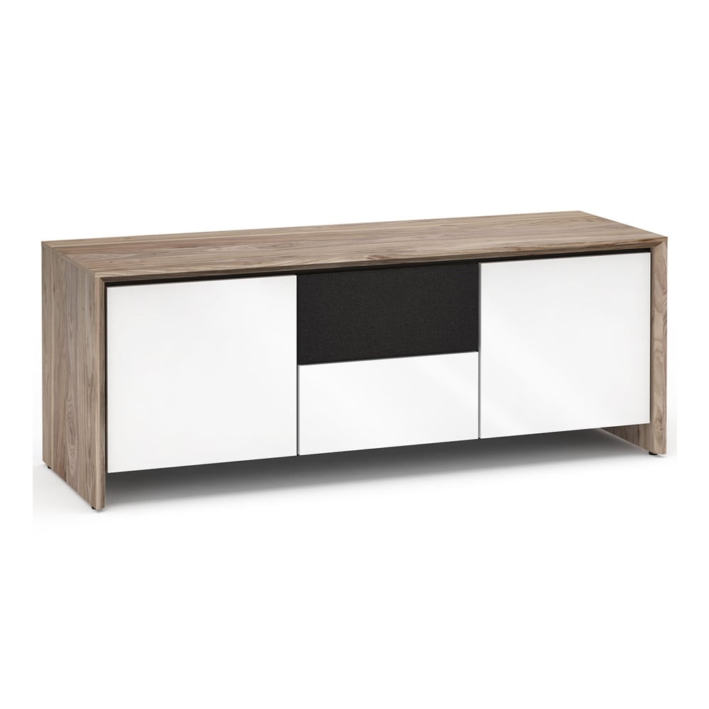 Salamander Barcelona 236 Triple-Width AV Cabinet in Natural Walnut / Gloss White | Best Salamander Barcelona 236 Triple-Width AV Cabinet in Natural Walnut / Gloss White | Salamander Barcelona 236 Triple-Width AV Cabinet in Natural Walnut / Gloss White Reviews | Audiolab Home Audio